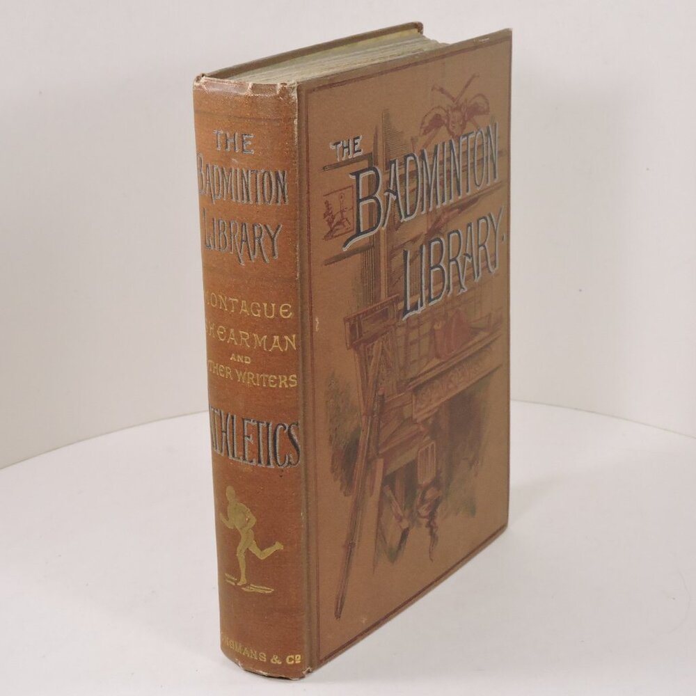 Antique 1898 ATHLETICS Hard Cover Book - Revised and enlarged 3rd Edition